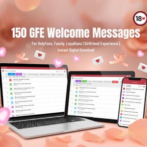 150 GFE Welcome Messages | Girlfriend Experience | OnlyFans, Fansly, Loyalfans | Instant Download