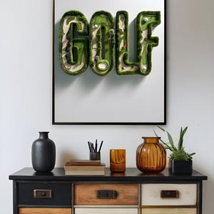 Scenic Golf Course Print for Golf Enthusiasts - Golf Wall Art, Golf Decor, Golf Poster, Golf Print, Golf Course Art, Golf Artwork, Golf Gift