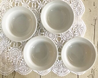 Ironstone Bowls, Vintage Berry Bowls, Corona Restaurant Ware