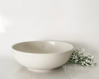 Vintage Ironstone Serving Bowl, Restaurant Ware, CAC, Modern Farmhouse