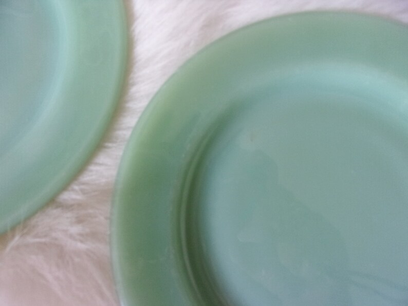 Jadeite Plates Set of Two Salad Plates Fire King Jadeite Etsy