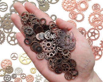 80 Pièces Assorties Accessoires Steampunk - Engrenages Vintage, Squelettes Et Charms Pour Bijoux Et Bricolage