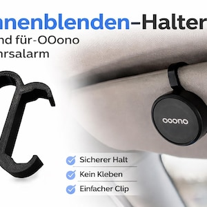 OOno Sun Visor Holder | Clip Mount & Fastening Clip | Car Replacement Part