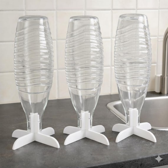 3er Set Abtropfhalter | Trockenständer für SodaStream Flaschen