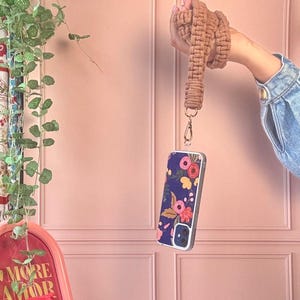 Boho Chic Telefoonbandje - Bruin Macramé "MOCCHA" Elegant Handgemaakt