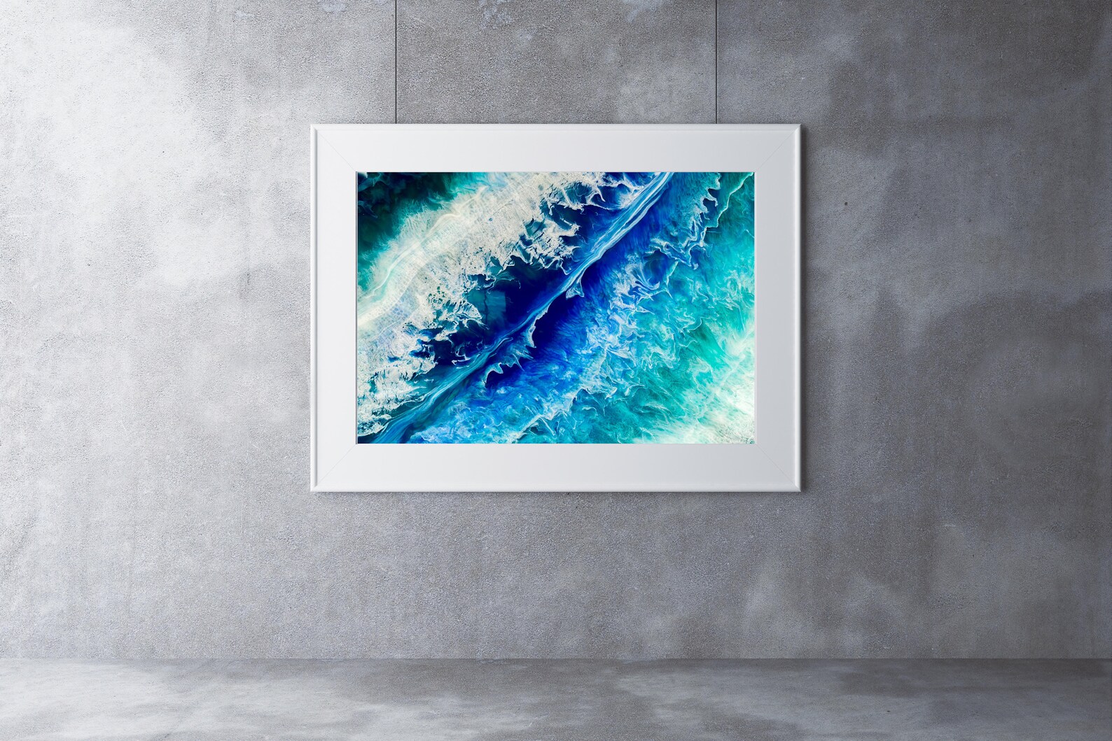 Ocean Wall Art Abstract Ocean Art Print Ocean Art Abstract Etsy