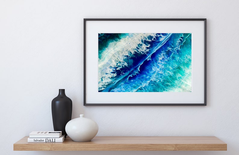 Printable Ocean Wall Art Abstract Ocean Art Print Ocean Art Etsy