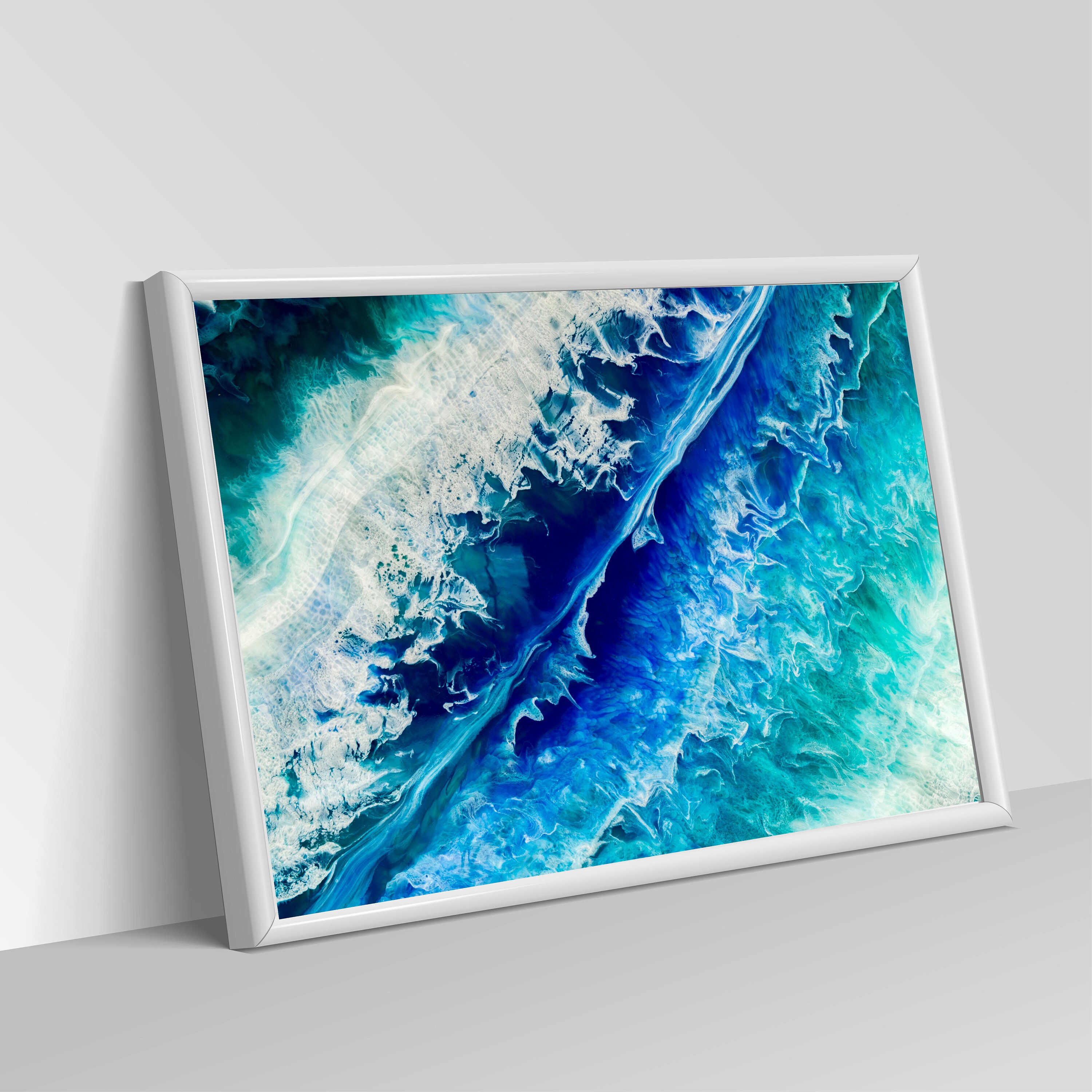 Printable Ocean Wall Art Abstract Ocean Art Print Ocean Art Etsy