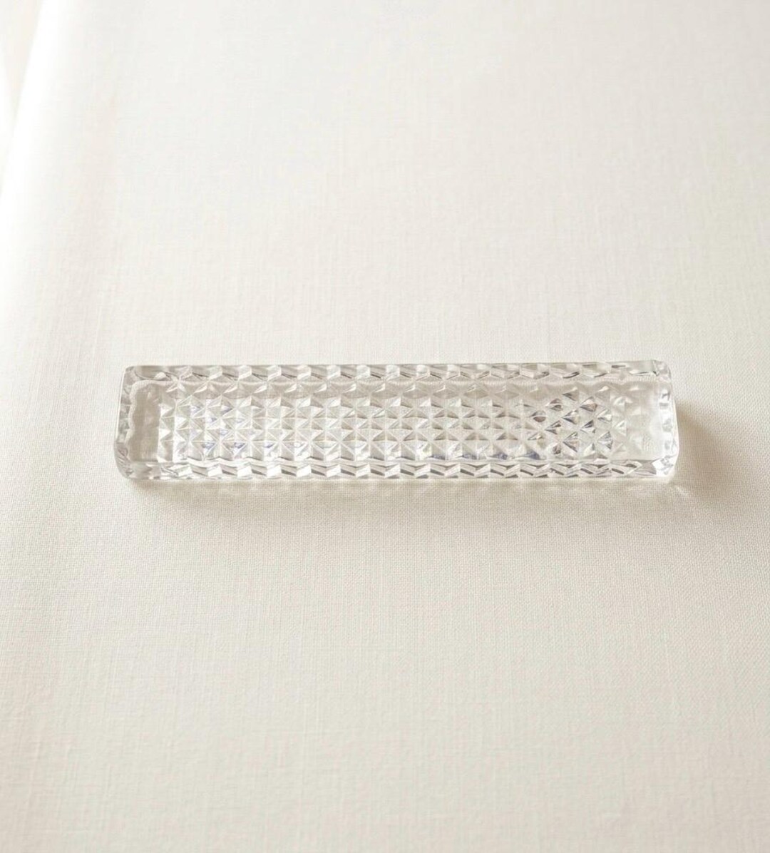Set of 6 Vintage Crystal Knife Rests – French Tableware Mid Century ...