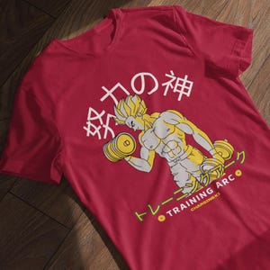 God of Hard Work T-Shirt, Japanese Style Shirt, Anime Gym Hoodie, Gym Apparel, Anime Workout Clothing, Anime Hoodie, Anime Streetwear Top