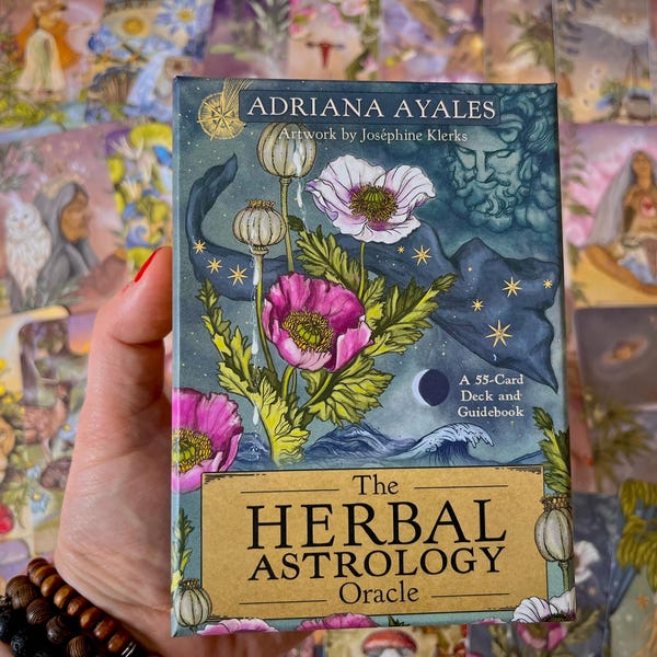 Herbal Astrology Oracle Deck: 55-Card Set & Guidebook