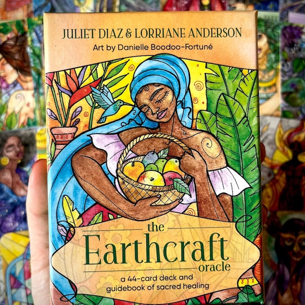 Earthcraft Oracle Deck & Guidebook by Juliet Diaz and Lorriane Anderson | 44 Cards of Sacred Earth Wisdom, Ancestral Healing and  Intuition
