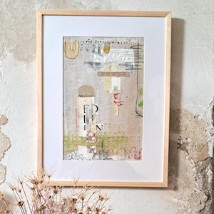 Original Mixed Media Collage, Abstract Art, Collage Art, Artwork, Original Art