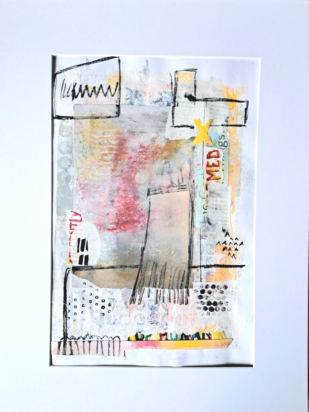 Original Collage, Analog Collage, Collage, Abstract Art, Mixed Media ...