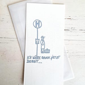 Linoldruck Karte, Grußkarte, Geschenkkarte