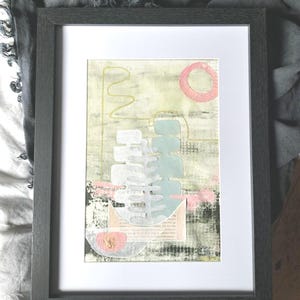 Original Mixed Media Collage, Abstract Art, Collage Art, Artwork, Original Art