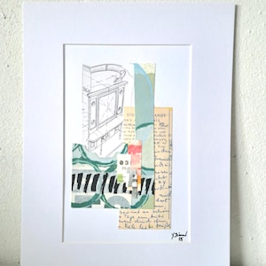 Original Collage, Abstract Art, Collage Art, Artwork, Analog Collage, Minimal Art, Original Art