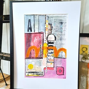 Original Mixed Media Collage, Collage Art, Abstract Art, Artwork, Original Artwork, Analog Collage