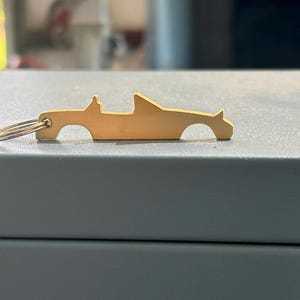 Miata Keychain (Brass)