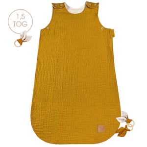 Honey star, saco de dormir de musselina 100% orgânico, saco de dormir para bebê, saco de dormir de algodão para bebê, saco de dormir para recém-nascido