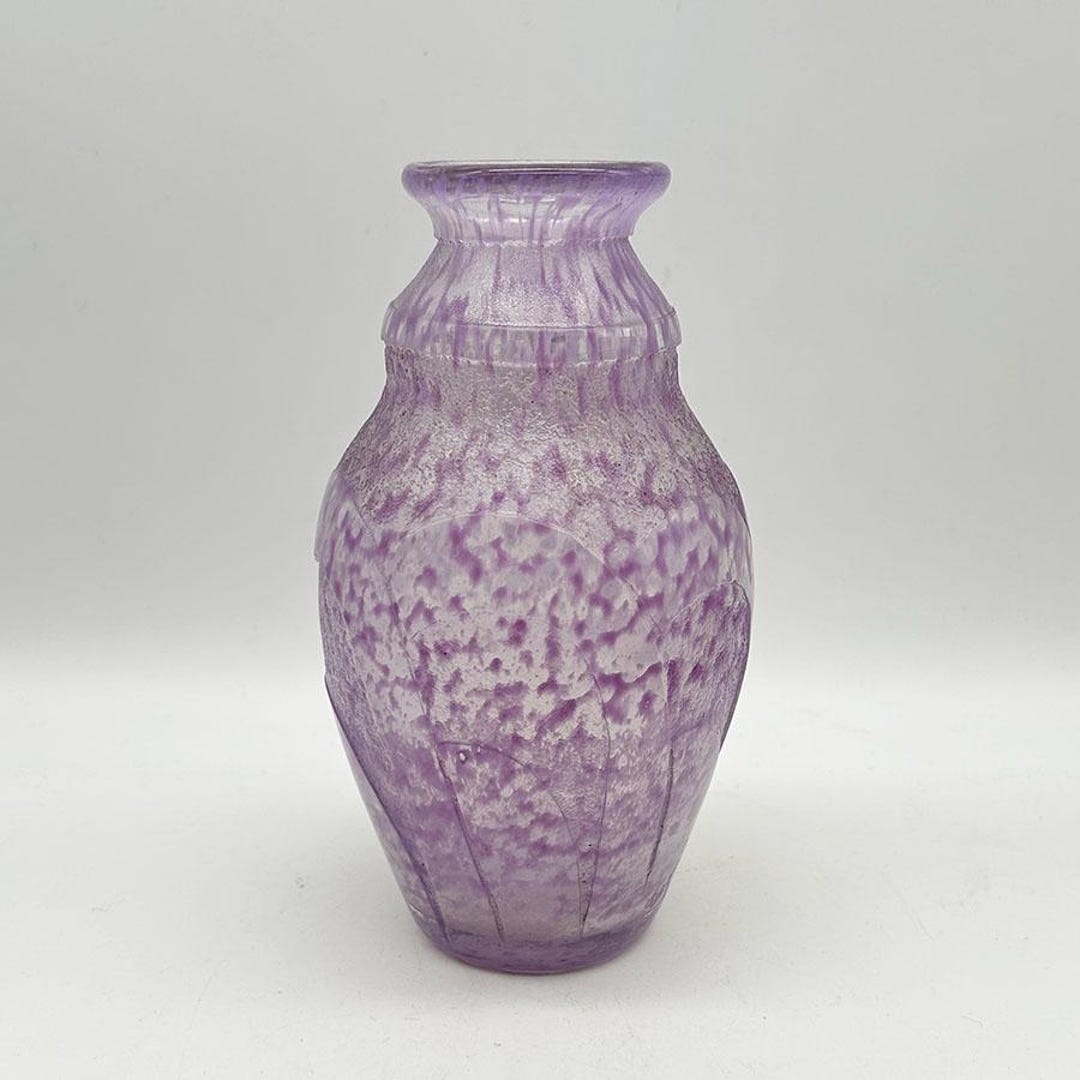 「Dugue/デュゲ」Art Deco Vase1930年台(France) Degue, Art Deco Glass Vase, 1930 | Martell Gallery