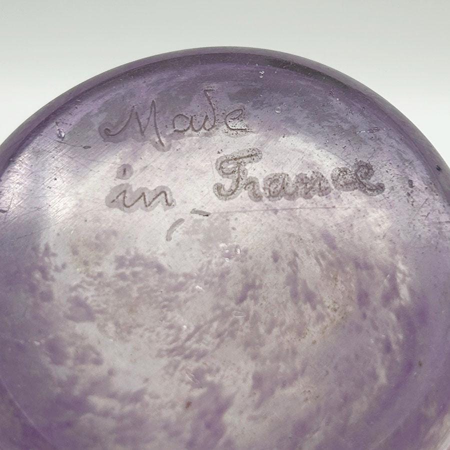 「Dugue/デュゲ」Art Deco Vase1930年台(France) Rare Signed French Art Deco Vase by Degué — Acid-Etched