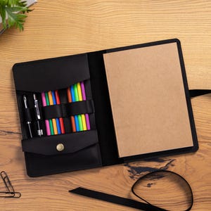 Couverture de carnet de croquis en cuir personnalisée, couverture de carnet de croquis d&#39;artiste, carnet de croquis en cuir rechargeable, journal de carnet de croquis personnalisé, journal de dessin
