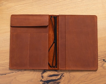 Custom sketchbook cover, Leather sketchbook holder, Handmade sketchbook cover, Refillable sketchbook cover, Travel sketchbook case