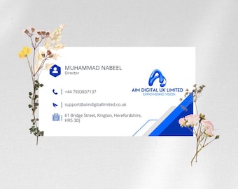 Cartes de visite personnalisées avec code QR, papeterie de marque moderne, carte de visite imprimée entièrement personnalisée