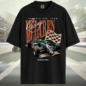 Vintage Formula One Racing T-Shirt, McLaren Team Racing Graphic Tee, Classic Race Car Shirt, Retro Motorsport Fan Apparel,Comfort Colors Tee