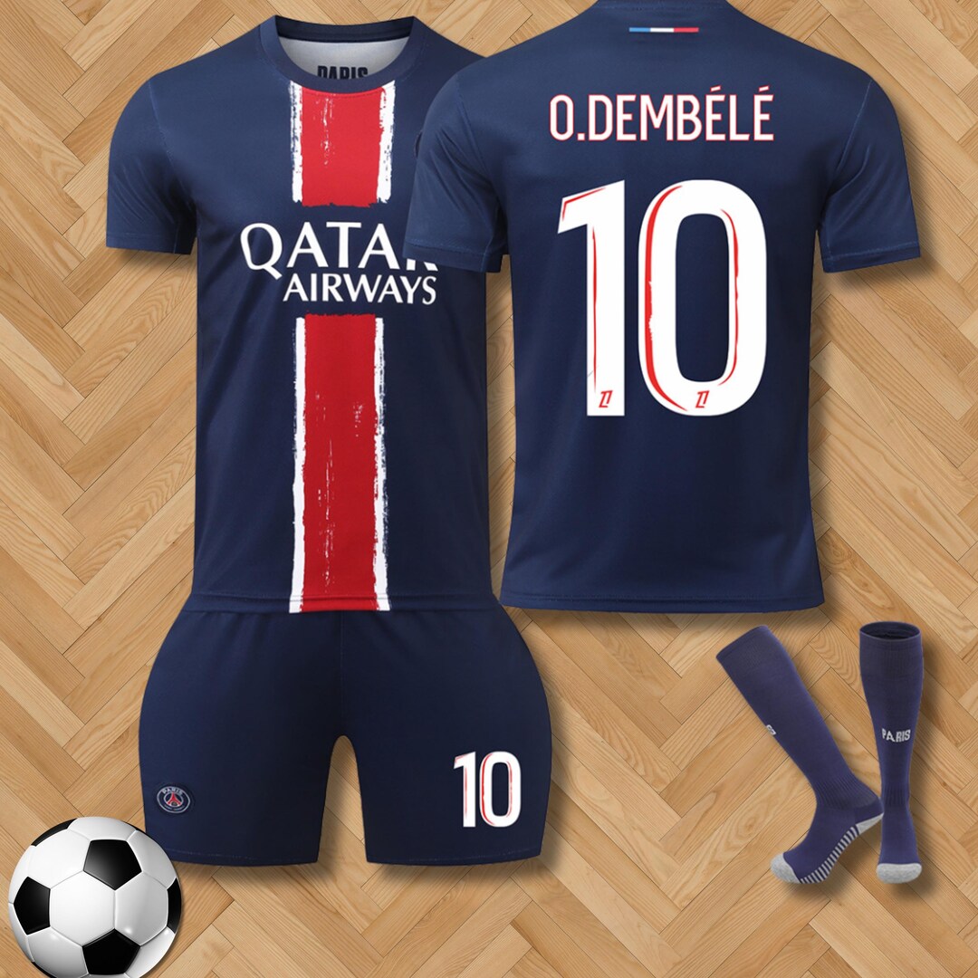 Maillot Dembélé PSG 2024-2025 - Domicile, Finale Inter Milan, Player Issue, Taille L