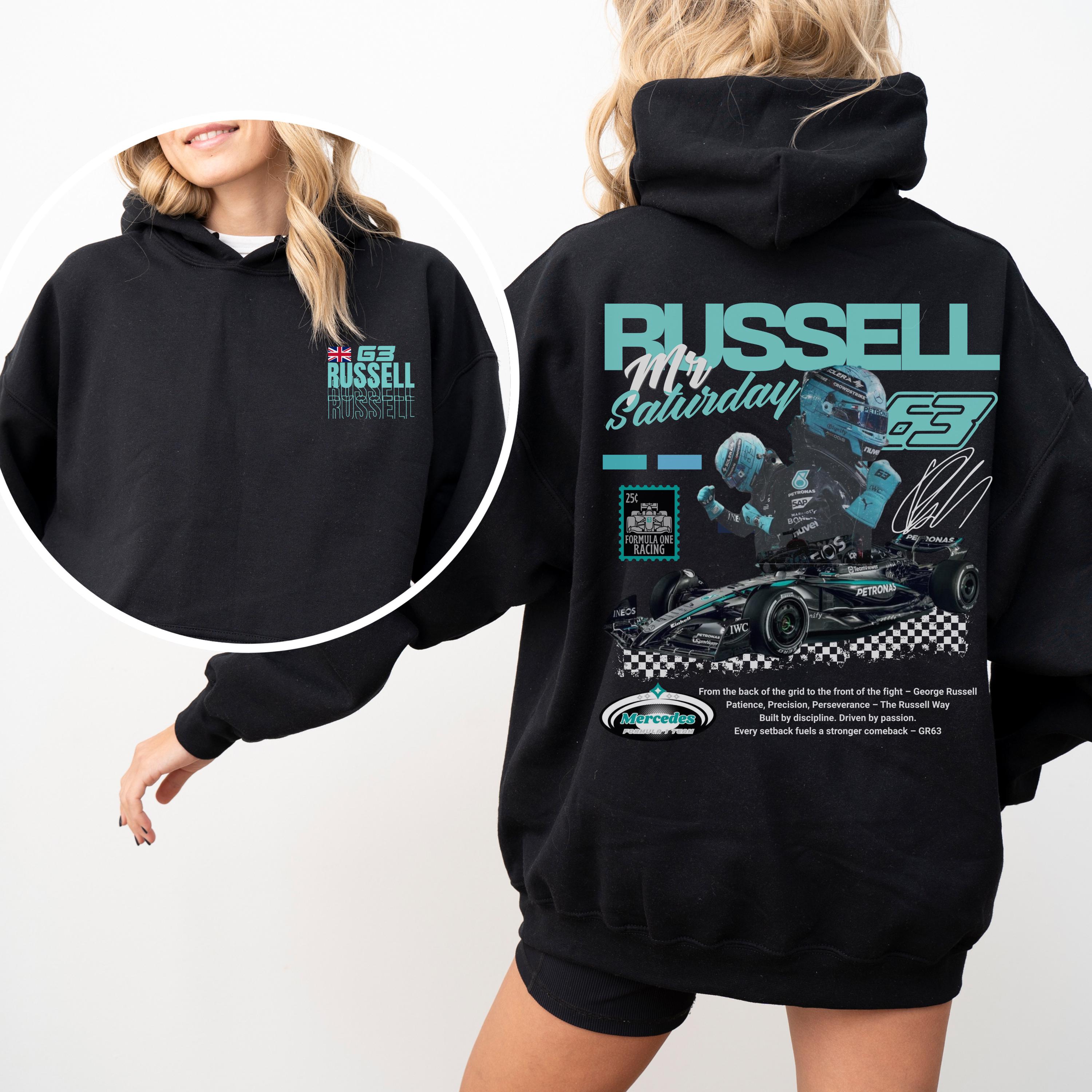 George Russell Sweatshirt, Racing Hoodie, Russell Fan Merch, Perfect ...