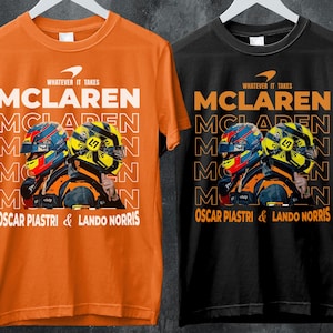 McLaren T-shirt, Oscar Piastri T-shirt F1 Racing Fan Gift, Lando Norris Shirt, Formula 1 Fan Gift , McLaren Fan T-shirt Gift For Him