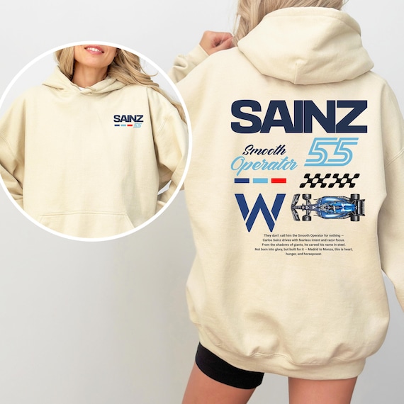 Carlos Sainz Hoodie , Williams Racing Sweatshirt, Carlos Fan Merch, Perfect Gift for Racing Enthusiasts, Carlos Sainz Fan Gift , Sainz Shirt