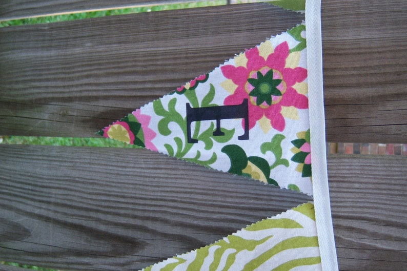 Custom Made Fabric Cloth Banner Bunting Pennant reusable Etsy