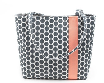 Dark Denim Tote Bag Lightweight Shopper Shoulder Bag Beach Holiday Festival