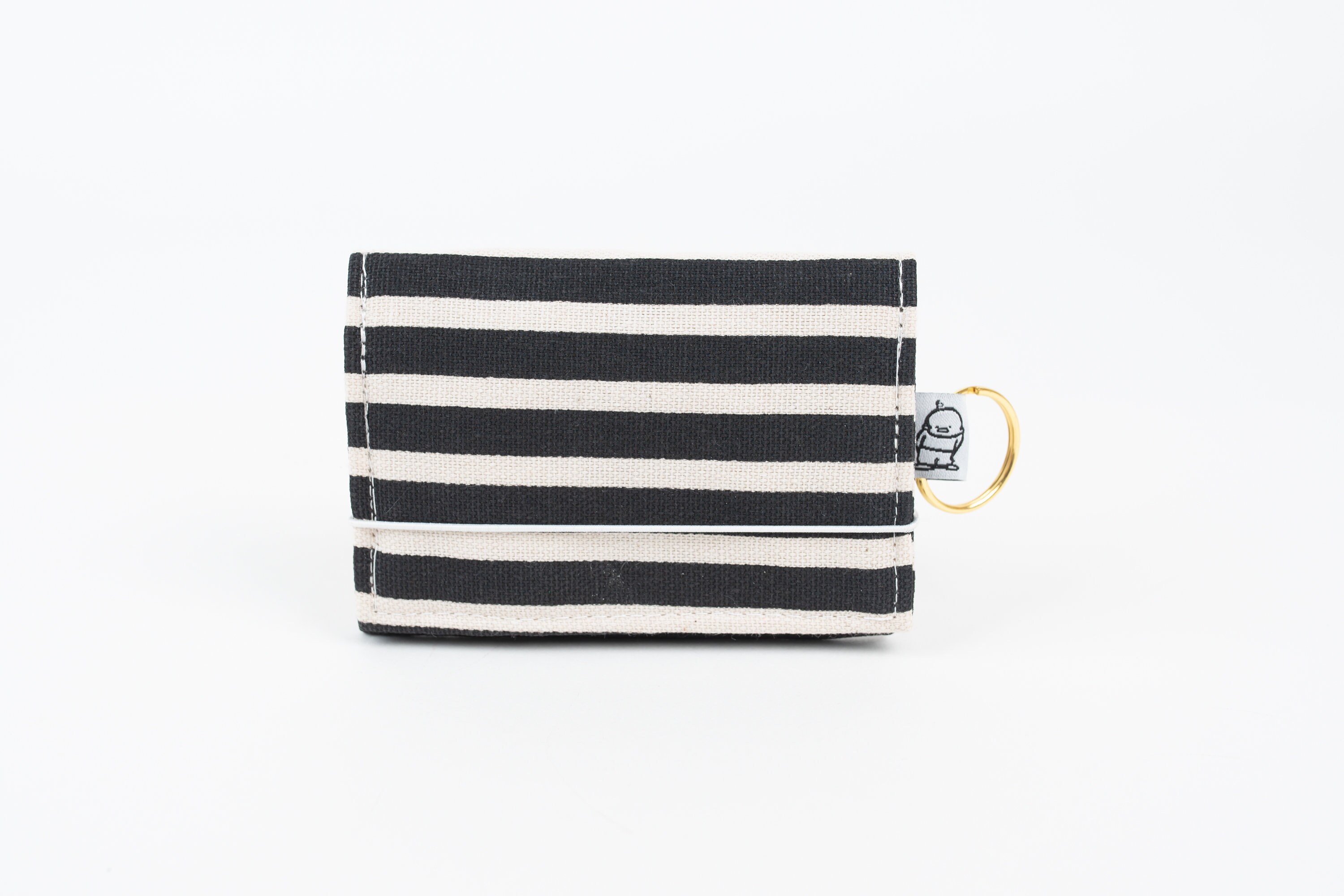 white and black wallet