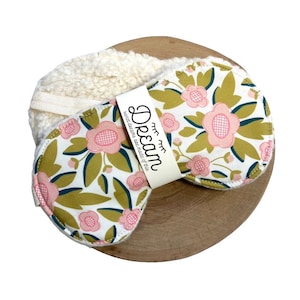 Soft Sleep Mask, Cotton Eye Mask, Floral Sleeping Mask, Lightweight Travel Mask, Gift For Women