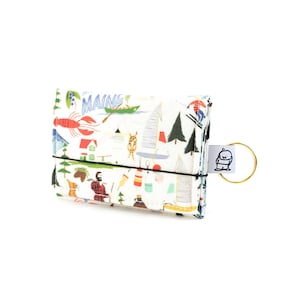Tarjetero, Tarjetero pequeño, Tarjetero, Billetera, Tarjetero, Billetera unisex, Billetera vegana, Tarjetero vegano, Maine