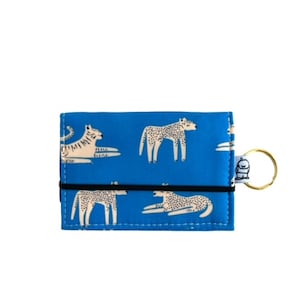 Tarjetero minimalista y funda para DNI, tarjetero unisex de tela, cartera vegana, tarjetero vegano, tarjetero