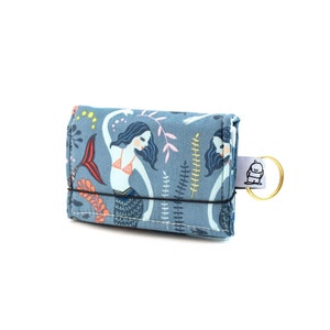 Tarjetero, Tarjetero pequeño, Tarjetero, Billetera, Tarjetero, Billetera unisex, Billetera vegana, Tarjetero vegano, Sirena