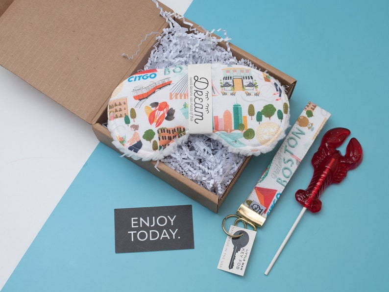 Gift Box From Boston Boston Care Box Boston Themed Gift Box Etsy