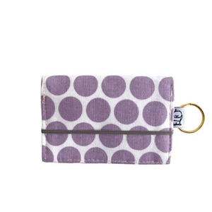 Tarjetero minimalista y funda para DNI, tarjetero unisex de tela, cartera vegana, tarjetero vegano, tarjetero