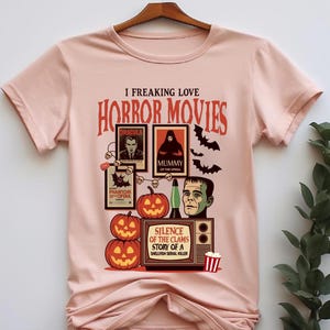 Halloween Baby Tee, Horror Movie Shirt, 90s Y2K Style, Monster Baby Tee, Spooky Season T-Shirt, Retro Halloween Baby Tee, Halloween Shirt