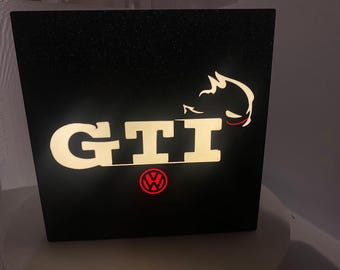 VW GTI Lightbox (table lamp)