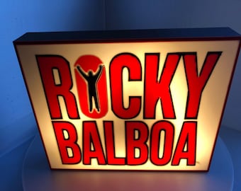 Rocky Balboa Lightbox, Lamp