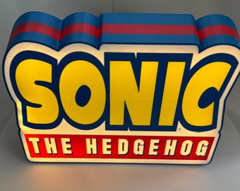 Sega Sonic The HedgeHog Lightbox (lamp)