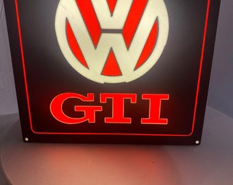 VW GTI Table Lamp (LIGHTBOX)
