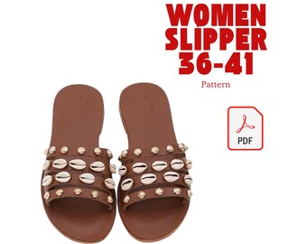 Women Sandal Pattern PDF | DIY Leather Sandal Template