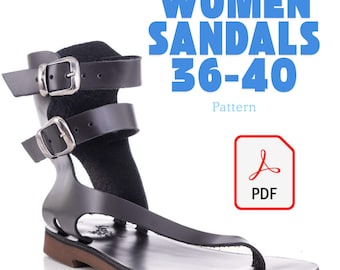 Sandal Design PDF | Digital Shoe Pattern | DIY Summer Sandal Template